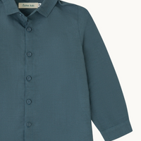CAMISA LINO AZULÓN