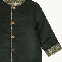 ABRIGO ACOLCHADO PANA VERDE