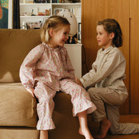 PIJAMA NIÑO OLIVE GREEN STRIPES - COLABORACIÓN MOLIS & CO