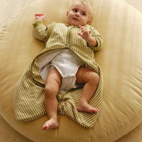 SACO DE DORMIR CON MANGAS - OLIVE GREEN STRIPES