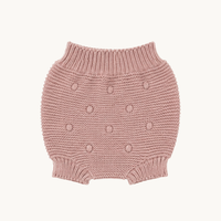 Culotte Bébé Tricot Rose