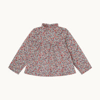 Camisa Amelie- flor rojo