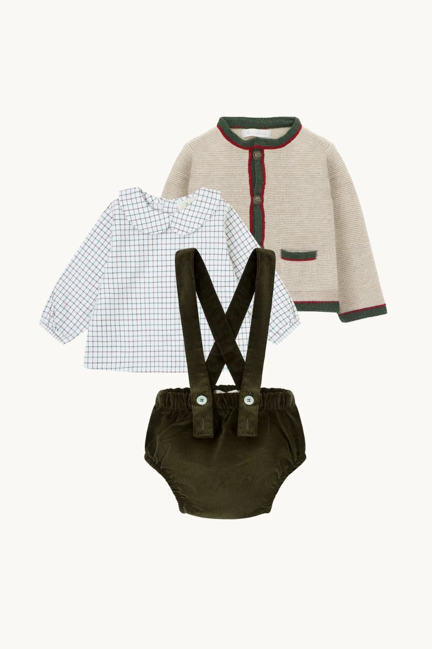 CULOTTE LUCA TERCIOPELO LODEN