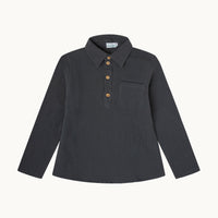 Camisa Max-Bambula azul/gris