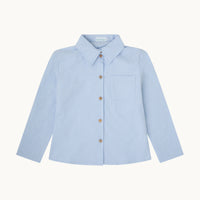 Camisa Max-Oxford celeste