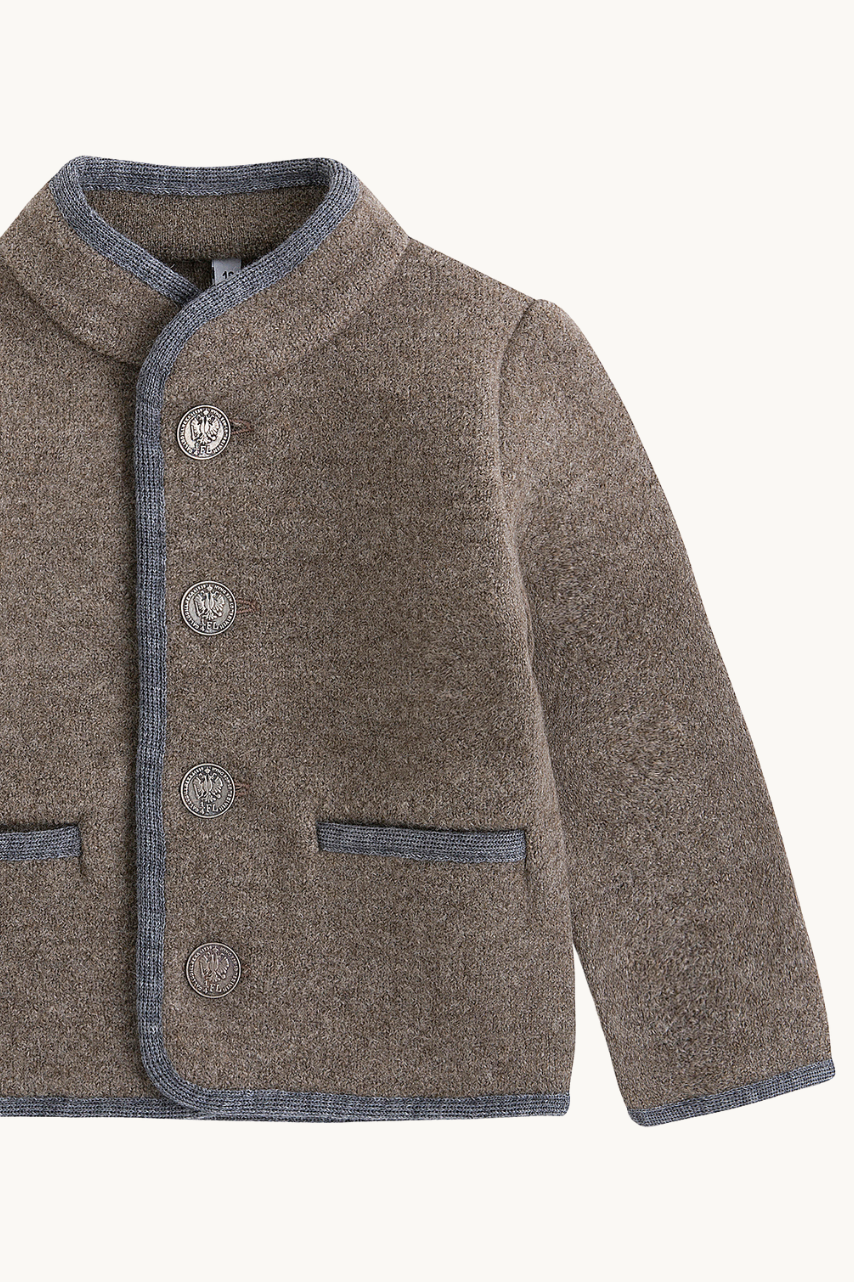 CHAQUETA AUSTRIACA VISÓN Y GRIS