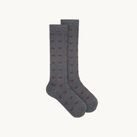 CALCETINES ALTOS RAQUETAS - CARBÓN