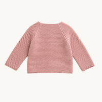 Cardigan Bébé Tricot Rose
