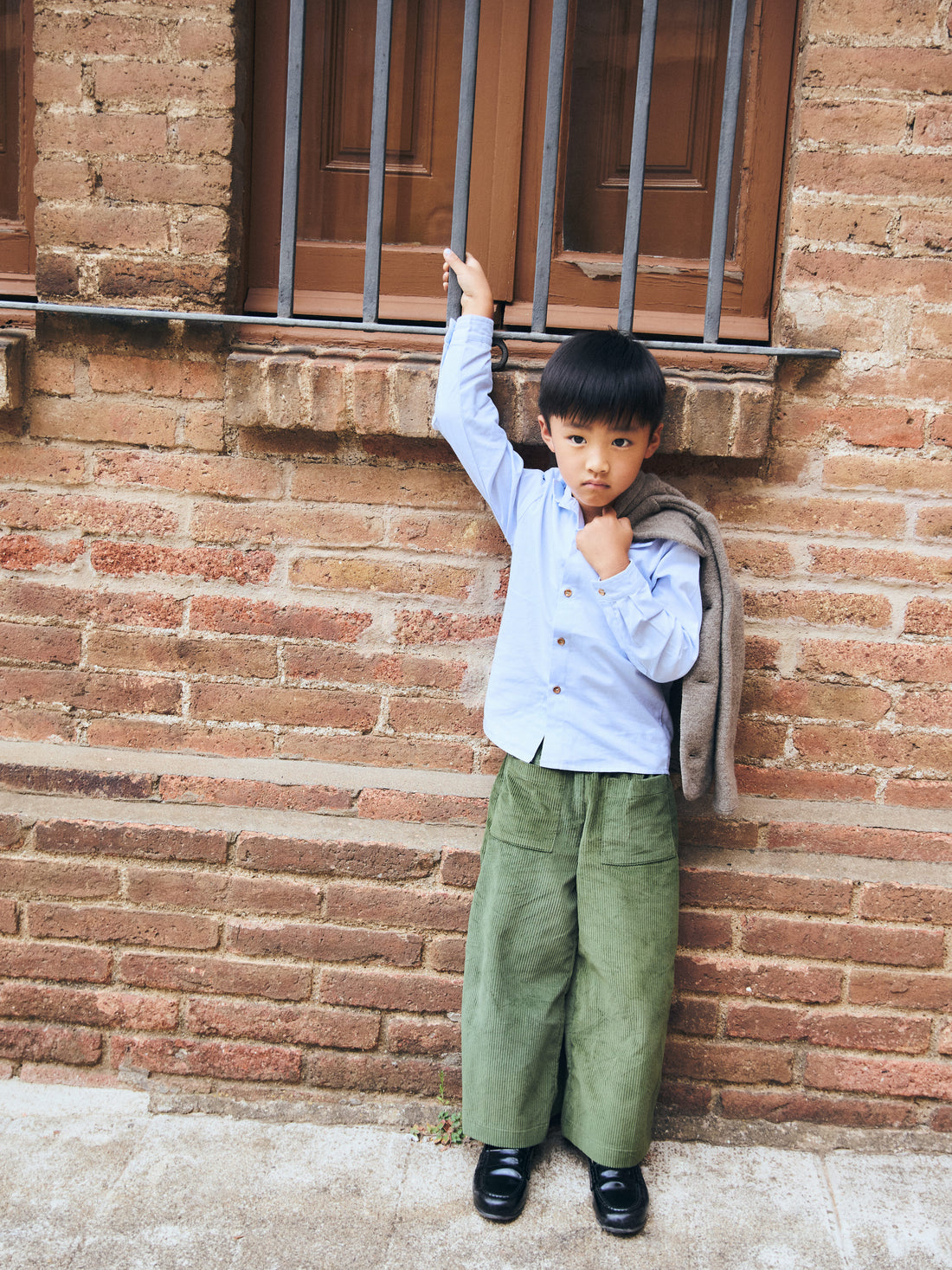 PANTALÓN KIDS PANA VERDE