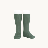 CALCETÍN ALTO CANALÉ - LÍQUEN