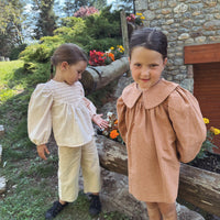 BLUSA FEDERICA ROSA EMPOLVADO