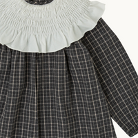 VESTIDO OLIMPIA VICHY GRIS