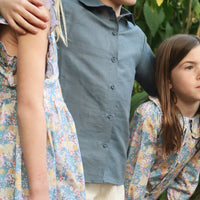 CAMISA LINO AZULÓN