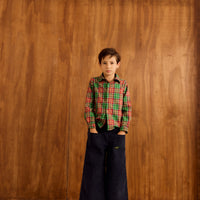 Pantalón Ollie Pana Azul Bordado Dinosaurio