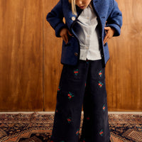 Chaqueta Austriaca Azul 100% Lana