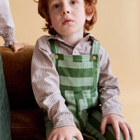 Camisa Niño Max Rayas Burgundy