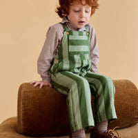 Salopette Milo Rayure Verte