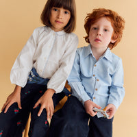 Camisa Niño Max Oxford Azul