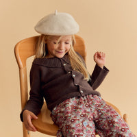 Pantalon Ollie Fleurs Burgundy