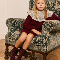 Baby Retro Burgundy Mary Jane Shoes