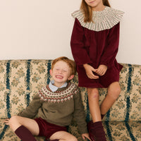 Vestido Olimpia Burgundy