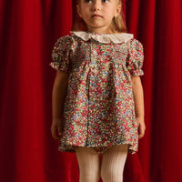 Fernanda Floral Baby Dress and Bloomers Set