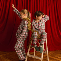 Girls’ Checked Pyjamas