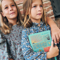 BLUSA GINEVRA FLOR AZUL