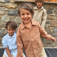CAMISA VICHY CARAMELO