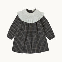 VESTIDO OLIMPIA VICHY GRIS