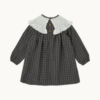VESTIDO OLIMPIA VICHY GRIS