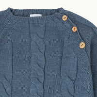 Jersey ochos - azul jaspeado