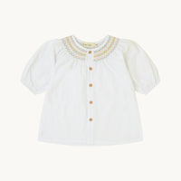 BLUSA BEBÉ AMELIE BLANCO ROTO