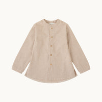 CAMISA MAO RAYAS TOFFEE