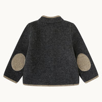 Chaqueta austriaca-gris antracita y visón