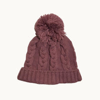 Conjunto bufanda y gorro - Púrpura