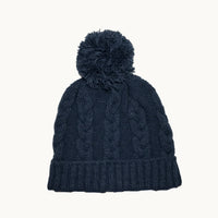 Conjunto bufanda y gorro - Marino
