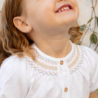 BLUSA BEBÉ AMELIE BLANCO ROTO