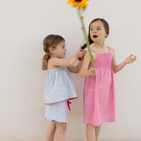 VESTIDO MIDI JULIETTE RAYA MELOCOTÓN