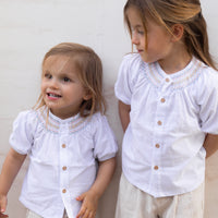 BLUSA AMELIE BLANCO ROTO