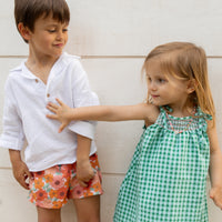 VESTIDO ELODIE VICHY JUNGLE
