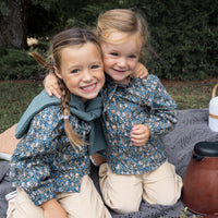 BLUSA GINEVRA FLOR AZUL