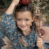 BLUSA GINEVRA FLOR AZUL