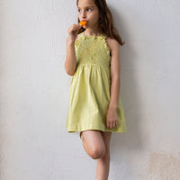 VESTIDO BELLA LINO PISTACHO