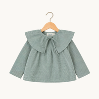 Lucy blouse gingham green