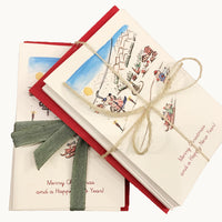 Tarjetas de Navidad - Babar de viaje 10 uds