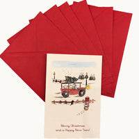 Tarjetas de Navidad - Babar de viaje 10 uds