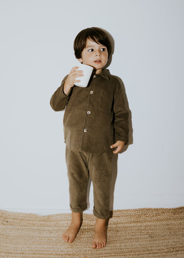 Pantalon Gabrielle- pana verde