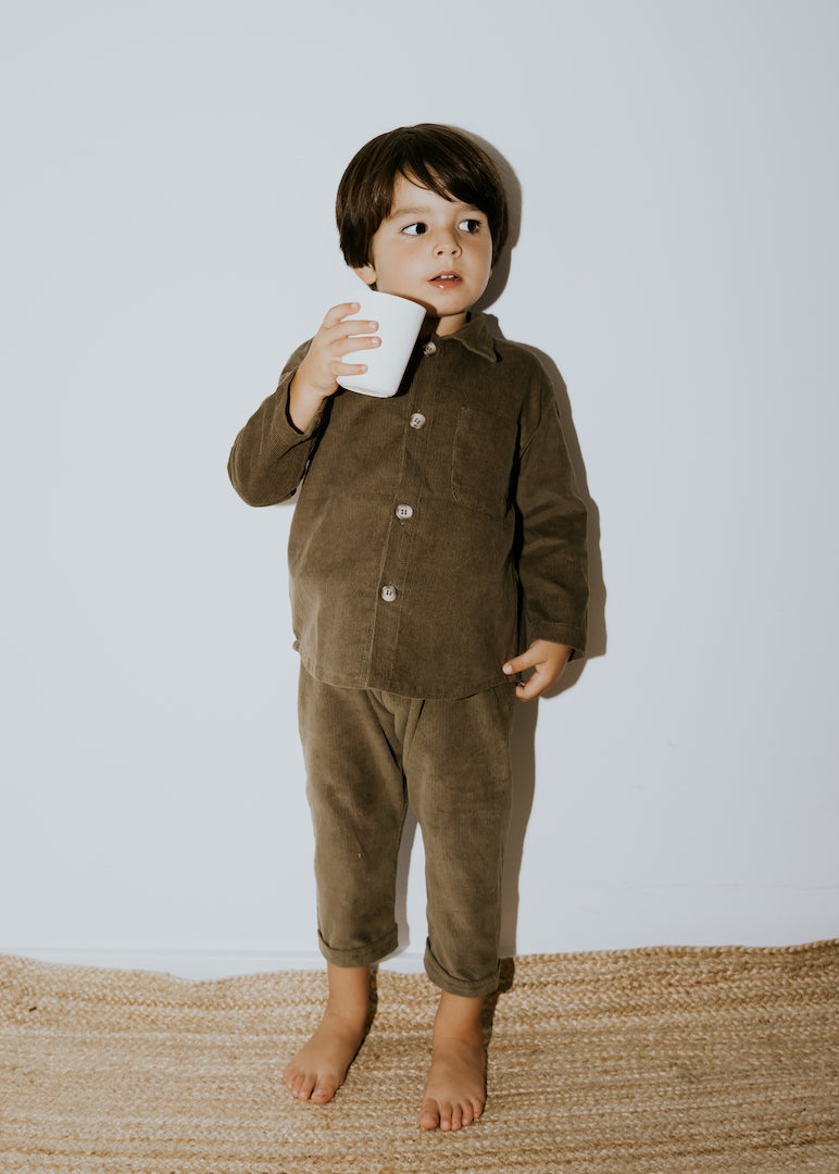 Pantalon Gabrielle- pana verde