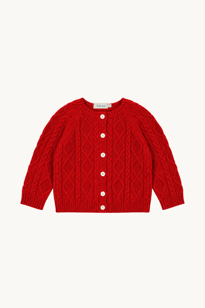 Cardigan Onis Rouge Bébé